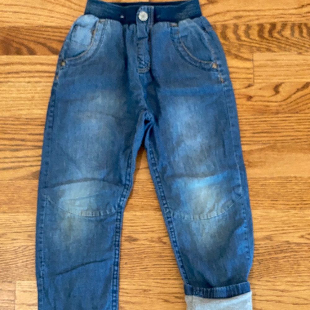D&G baby Size 4-5 Lined Lightweight Jeans Pants